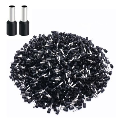 Insulated Copper Crimp Terminator Black